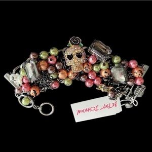 BETSEY JOHNSON Halloween 2023 Revival Retired Charm Statement Bracelet NEW NWT